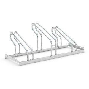 Bügelparker WSM, 1-seitig, für Reifen bis B 55 mm, B 1050 x T 538 x H 415 mm, Stahl feuerverzinkt, 3 Einstellplätze, zerlegt
