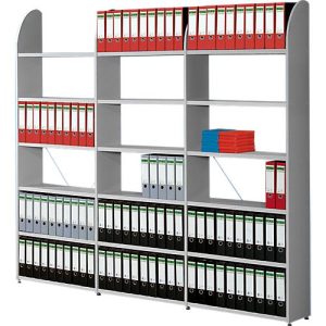 Büroregal Dante®, Regalfeld, H 1900 x B 800 mm, ohne Rückwand, lichtgrau