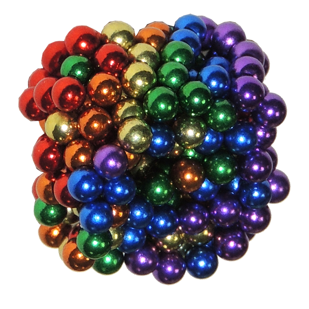Magnetkugeln 216 Stück 3mm Multicolor in der Box