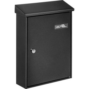 Burg Wächter Briefkasten Letter, Stahlblech, Einwurf DIN C4, abschließbar, Eisen