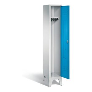C+P Garderobenschrank Classic, H1850xB320xT500mm, Front Lichtblau, Korpus Lichtgrau (8010-10)