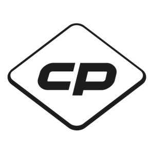 C+P Garderobenschrank Evolo, H1850xB610xT815mm, Front Dekor Weiß, Korpus Verkehrsweiß, Gestell Schwarzgrau (48030-20)