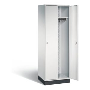 C+P Garderobenschrank Intro, H1950xB620xT490mm, Front Lichtgrau, Korpus Lichtgrau (8170-201)