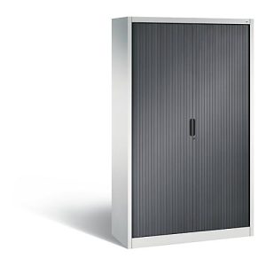 C+P Rollladenschrank Omnispace, H1980B1200T420 mm, Lichtgrau/Schwarzgrau C+P Rollladenschrank Omnispace, H1980B1200T420 mm, Lichtgrau/Schwarzgrau