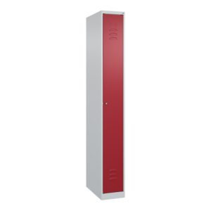 C+P Spind Classic PLUS, 1 Abteil, 1850x250x500mm, 7035/3003 Verschluss Zylinderschloss