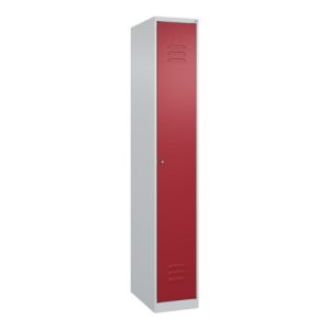 C+P Spind Classic PLUS, 1 Abteil, 1850x300x500mm, 7035/3003 Verschluss Zylinderschloss