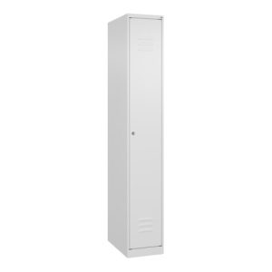 C+P Spind Classic PLUS, 1 Abteil, 1850x300x500mm, 9016/9016 Verschluss Zylinderschloss