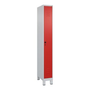 C+P Spind Classic PLUS, Füße, 1 Abteil, 1950x250x500mm, 7035/3020 Verschluss Sicherheits-Drehriegel 3 Garderobenhaken C+P Spind Classic PLUS, Füße, 1 Abteil, 1950x250x500mm, 7035/3020 Verschluss Sicherheits-Drehriegel 3 Garderobenhaken