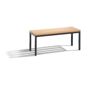 C+P Umkleidebank Basic, H420xB1000xT353mm Farbe Gestell Schwarzgrau