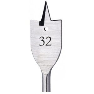 Holzbohrer. Fräsbohrer. Flügelbohrer 32mm x 150mm Sechskant-Schaft