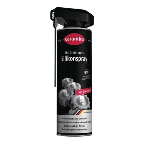 Caramba Hochl.Silikonspray farblos NSF H2 500 ml Spraydose Duo-Spray