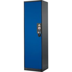Chemikalienschrank Asecos CS-CLASSIC, Flügeltür, 3 Böden, 545x520x1950 mm, enzianblau