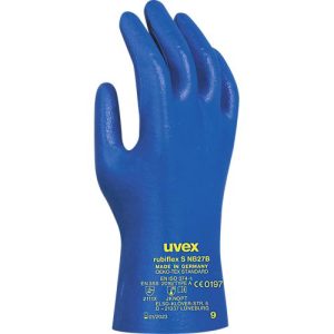 Chemikalienschutzhandschuhe uvex rubiflex S NB27B, trikotiert, NBR-beschichtet, EN 374/Typ A, ergonomisch, 10 Paar, Gr.11