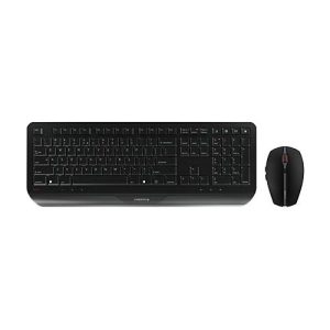 CHERRY GENTIX DESKTOP – Tastatur-und-Maus-Set – US mit Euro-Symbol – Schwarz CHERRY GENTIX DESKTOP – Tastatur-und-Maus-Set – US mit Euro-Symbol – Schwarz