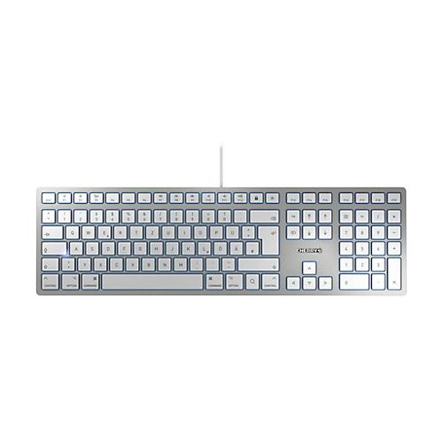 CHERRY KC 6000 SLIM FOR MAC - Tastatur - GB - Silber