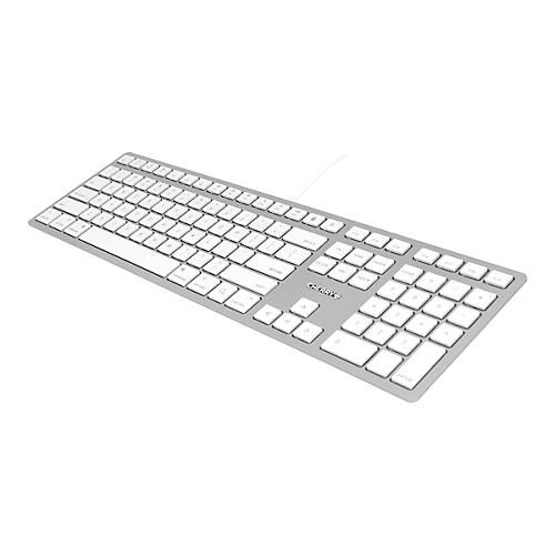 CHERRY KC 6000 SLIM FOR MAC - Tastatur - USA - Silber