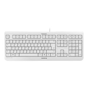 CHERRY STREAM KEYBOARD – Tastatur – Französisch – Grau-Weiß
