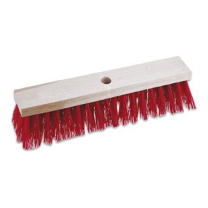 Cimco Straßenbesen ohne Stiel Farbe rot, 400mm 143024