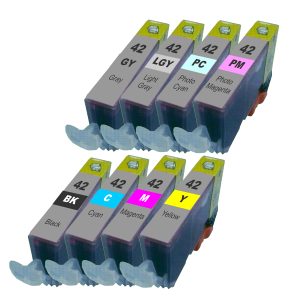 Sparset 8 Drucker-Patronen ersetzen CLI-42