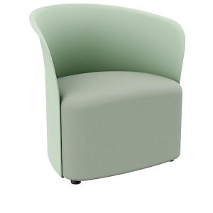 Clubsessel Paperflow CROWN, Schaumpolsterung, mit Füßen, Sitzhöhe 380 mm, B 730 x T 635 x H 690 mm, Polypropylen & Hartfaserplatte, Polsterbezug grün Clubsessel Paperflow CROWN, Schaumpolsterung, mit Füßen, Sitzhöhe 380 mm, B 730 x T 635 x H 690 mm, Polypropylen & Hartfaserplatte, Polsterbezug grün