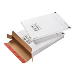 ColomPac Faltkarton CP065.55 24,4×34,4×1,5cm sk weiß