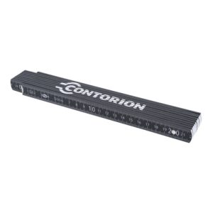 Contorion Zollstock 2 m schwarz mit Logo Contorion Zollstock 2 m schwarz mit Logo
