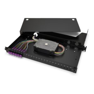 Corning LANSCAPE Spleißbox LAN1 6 xLCD OM3/4 PGTL sw LAN1-12AV-PGTL-B