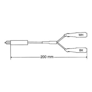 Corning LSA-Plus 2 Prüfschnur 4-pol. Bu. 0, 2m DE620001672 Corning LSA-Plus 2 Prüfschnur 4-pol. Bu. 0, 2m DE620001672