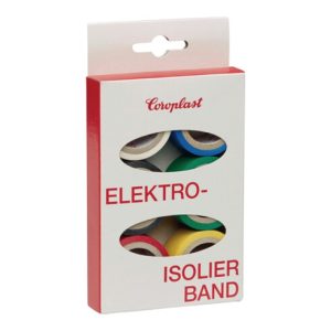 Coroplast Elektroisolierband-Set 302 6-teilig L.3,3m B.19mm Ktr. Coroplast Elektroisolierband-Set 302 6-teilig L.3,3m B.19mm Ktr.