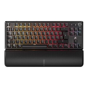CORSAIR K70 CORE TKL WIRELESS RGB – Tastatur – TKL – hintergrundbeleuchtet – kabellos – Bluetooth, USB, 2.4 GHz