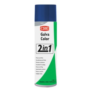 CRC Zink-Korrosionsschutzspray mit Farbe, Galvacolor 2 in 1 , 500 ml, Farbe: BLUE1