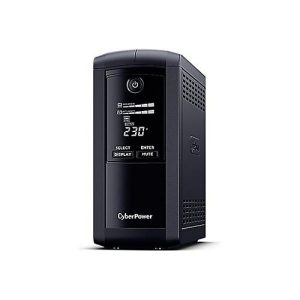 CyberPower Value Pro VP1000EILCD – USV – Wechselstrom 230 V – 550 Watt – 1000 VA – 1-phasig CyberPower Value Pro VP1000EILCD – USV – Wechselstrom 230 V – 550 Watt – 1000 VA – 1-phasig