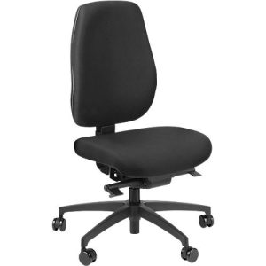 Dauphin Bürostuhl SHAPE SC ECONOMY, Synchronmechanik, ohne Armlehnen, Flachsitz mit Knierolle, Universalrollen, schwarz
