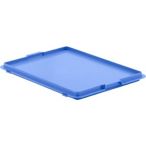 Deckel mit Haken EF-DH 43 für Kasten im EURO-Maß, blau
