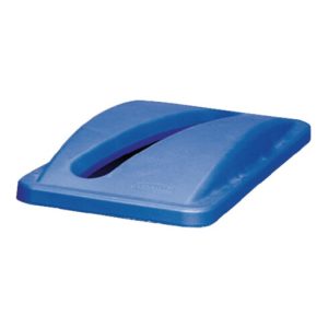 Deckel PE blau B290xT520mm Wertstoffsammler 60l f.Papiereinwurf RUBBERMAID Deckel PE blau B290xT520mm Wertstoffsammler 60l f.Papiereinwurf RUBBERMAID