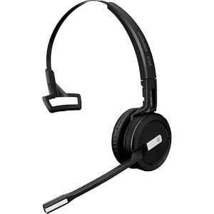 DECT Headset EPOS | Sennheiser IMPACT SDW 5011, kabellos, monaural, 3 Tragearten, UC-optimiert, Skype-zertifiziert, ActiveGard®, mit DECT-Dongle