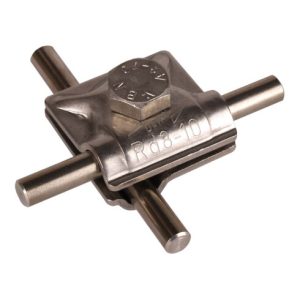 DEHN MV-Klemme NIRO f. Rd 8-10mm MVK 8.10 SKM10X30V2A