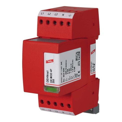 DEHN ÜS-Ableiter DEHNrail DR M 4P 255 FM