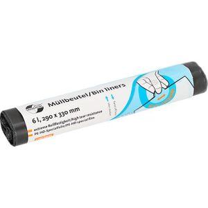 Deiss UNIVERSAL PLUS® Müllbeutel, aus HDPE, B 290 x H 330 mm, 6 Liter, grau, 50 Stück