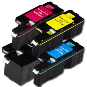 4 Toner. Rebuild für DELL-Drucker. ersetzen 593-11140. 593-11141. 593-11142. 593-11143