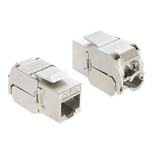 Delock Keystone module – Modulare Eingabe – CAT 6a – STP – RJ-45 (Packung mit 24) – für P/N: 43277, 43278, 43280, 86211 Delock Keystone module – Modulare Eingabe – CAT 6a – STP – RJ-45 (Packung mit 24) – für P/N: 43277, 43278, 43280, 86211