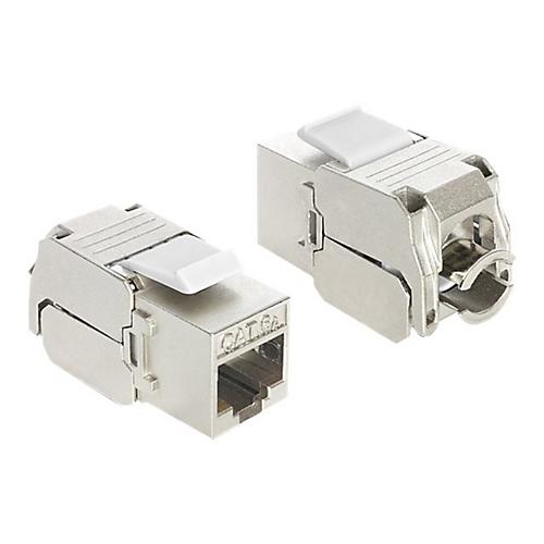 Delock Keystone module - Modulare Eingabe - CAT 6a - STP - RJ-45 (Packung mit 24) - für P/N: 43277, 43278, 43280, 86211