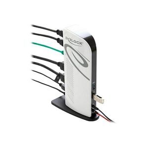 Delock USB Docking Station Dual HDMI Full-HD – Dockingstation – USB 3.2 Gen1 – 2 x HDMI – 1GbE