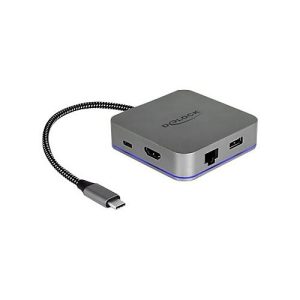 Delock USB Type-C Docking Station for Mobile Devices – Dockingstation – USB-C – HDMI – GigE