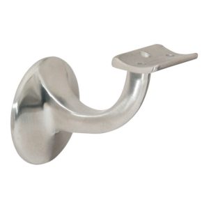 DENI Handlaufträger VA ma D.Wandplatte 55mm gewölbte Auflage