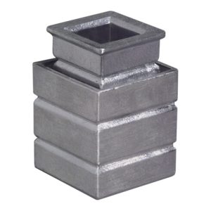 DENI Steinbuchse f.Vierkantstangen 13 mm Gusseisen 2-tlg.