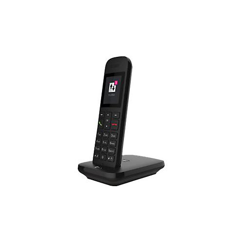 Deutsche Telekom Sinus 12 - Schnurlostelefon mit Rufnummernanzeige - DECT - Schwarz
