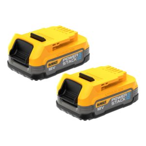 DEWALT 18V XR Powerstack 2er-Set mit Ersatz-Akku, 1,7 Ah mit Pouch-Akku Technologie DCBP034E2-XJ