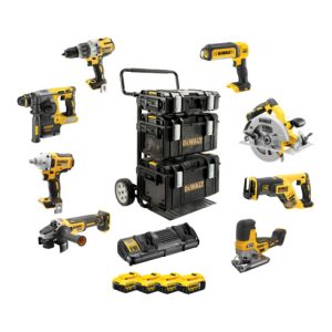 DEWALT Akku Combopack 18 V / 5 Ah (8-tlg.) DCK856P4-QW