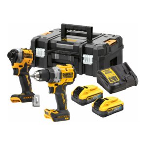 DEWALT Akku-Kit 18V (DCD800 / DCF850-9 inkl. 2 x 18 V / 5 Ah Powerstack – Akkus